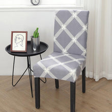 Load image into Gallery viewer, Spandex Chair Covers Printed Dining Room Stretch Seat Cover Chair Protective Case for Restaurant Banquet Kitchen Hotel Stretch Spandex Removable Washable Dining Chair Protector