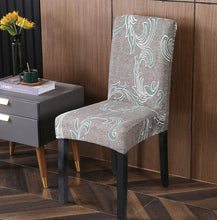 Load image into Gallery viewer, Spandex Chair Covers Printed Dining Room Stretch Seat Cover Chair Protective Case for Restaurant Banquet Kitchen Hotel Stretch Spandex Removable Washable Dining Chair Protector