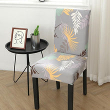 Load image into Gallery viewer, Spandex Chair Covers Printed Dining Room Stretch Seat Cover Chair Protective Case for Restaurant Banquet Kitchen Hotel Stretch Spandex Removable Washable Dining Chair Protector