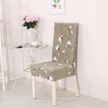 将图片加载到图库查看器,Spandex Dining Chair Cover With Back Elastic Universal Kitchen Living Room Stretch Slipcover Chair Covers Protector Seat Case Chair Cover Seat Protector Super Fit Slipcover Stretch Removable Washable Soft Spandex Fabric for Home