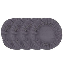 将图片加载到图库查看器,Spandex Dining Room Chair Seat Covers Removable Washable Elastic Cushion Covers For Oblong Square Round Chair Dining Chair Seat Covers for Dining Room Chairs Stretch Jacquard Dining Room Chair Seat Covers