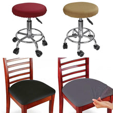 将图片加载到图库查看器,Spandex Dining Room Chair Seat Covers Removable Washable Elastic Cushion Covers For Oblong Square Round Chair Dining Chair Seat Covers for Dining Room Chairs Stretch Jacquard Dining Room Chair Seat Covers