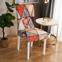 Load image into Gallery viewer, Spandex Seat Chair Cover Removable Slipcover Anti-Dirty Kitchen Cover For Banquet Wedding Dinner RestaurantStretch Spandex Dining Chair Slipcovers Removable Washable Dining Room Chair Protector Cover Seat Slipcover