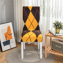 Load image into Gallery viewer, Spandex Seat Chair Cover Removable Slipcover Anti-Dirty Kitchen Cover For Banquet Wedding Dinner RestaurantStretch Spandex Dining Chair Slipcovers Removable Washable Dining Room Chair Protector Cover Seat Slipcover