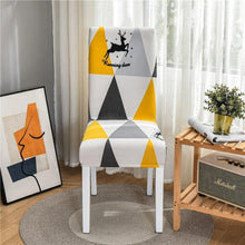 Load image into Gallery viewer, Spandex Seat Chair Cover Removable Slipcover Anti-Dirty Kitchen Cover For Banquet Wedding Dinner RestaurantStretch Spandex Dining Chair Slipcovers Removable Washable Dining Room Chair Protector Cover Seat Slipcover