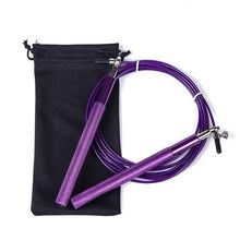 Load image into Gallery viewer, Speed Jump Rope Metal Handle Adjustable Skipping Rope Tangle-Free Speed Jump Rope Adjustable Jumping Rope With Ball Bearings And Nylon Bag For Boxing Fitness Skip Workout Training