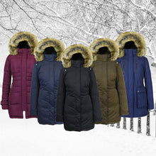 将图片加载到图库查看器,Spire By Galaxy Heavyweight Women's Parka with Hood