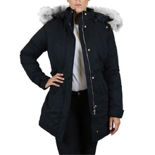将图片加载到图库查看器,Spire By Galaxy Heavyweight Women's Parka with Hood
