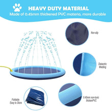 将图片加载到图库查看器,Splash Sprinkler Pad for Dogs Kids Non-Slip Thicken Dog Pool with Sprinkler Pet Summer Outdoor Play Water Mat Toys for Pet Dogs Splash Sprinkler Pad for Dogs Non-Slip Thicken Sprinkler Pool for Summer Outdoor