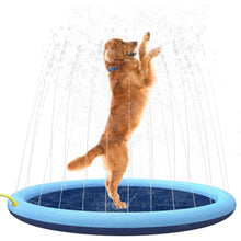 将图片加载到图库查看器,Splash Sprinkler Pad for Dogs Kids Non-Slip Thicken Dog Pool with Sprinkler Pet Summer Outdoor Play Water Mat Toys for Pet Dogs Splash Sprinkler Pad for Dogs Non-Slip Thicken Sprinkler Pool for Summer Outdoor