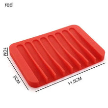 Load image into Gallery viewer, Sponge Holder PP Wheat Straw Storage Rack Drain Soap Box Tray Soapbox 1 Pcs Shower Soap Tray Tool Soap Dish Plate Holder Waterfall Draining Soap Sponge Holder for Shower Kitchen Sink Bathroom Laundry Countertop Face Body Bath Soap, Soap-Saving Dish