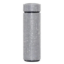 将图片加载到图库查看器,Sport Sterlling Creative Diamond Thermos Bottle Water Bottle Stainless Steel Smart Temperature Display Vacuum Flask Mug Gift for Men Women