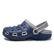 将图片加载到图库查看器,Sport Summer Flip Flop Slipper Mans Summer Sandals Working Gym Non Slip Water Shoes With Adjustable Strap Lightweight Slip On Leather Clogs