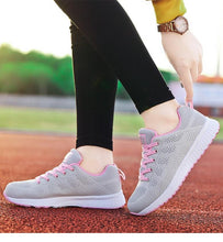 Load image into Gallery viewer, Sport Women Casual Shoes Fashion Breathable Walking Mesh Flat Sneakers Women Gym Vulcanized Tenis Walking Shoes Breathable Lightweight Casual Comfort Fashion Sneaker
