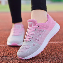 Load image into Gallery viewer, Sport Women Casual Shoes Fashion Breathable Walking Mesh Flat Sneakers Women Gym Vulcanized Tenis Walking Shoes Breathable Lightweight Casual Comfort Fashion Sneaker