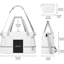 将图片加载到图库查看器,Sports Travel Duffel Bag with USB Charging Port