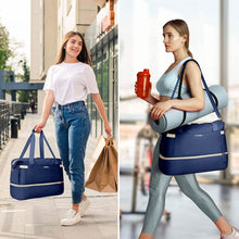 将图片加载到图库查看器,Sports Travel Duffel Bag with USB Charging Port