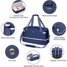 将图片加载到图库查看器,Sports Travel Duffel Bag with USB Charging Port