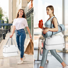 将图片加载到图库查看器,Sports Travel Duffel Bag with USB Charging Port