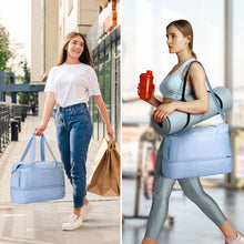 将图片加载到图库查看器,Sports Travel Duffel Bag with USB Charging Port