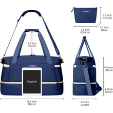 将图片加载到图库查看器,Sports Travel Duffel Bag with USB Charging Port