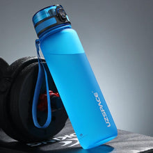 Load image into Gallery viewer, Sports Water Bottles With Time Marker Portable Leakproof Outdoor Shaker My Bottle Tritan Plastic Eco-Friendly Drinkware BPA Free Leakproof Outdoor Sport Direct Drinking Plastic Eco-Friendly Drinkware Water bottle