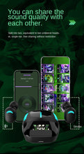 Load image into Gallery viewer, Sports Wireless Wearable Music Headphones Sweatproof LED Display Wireless Charging Case Bluetooth 5.1 Headset Game Real Earphone Radio In-ear Driver Headphones Earbuds For Outdoor Workout