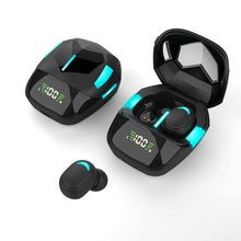 Load image into Gallery viewer, Sports Wireless Wearable Music Headphones Sweatproof LED Display Wireless Charging Case Bluetooth 5.1 Headset Game Real Earphone Radio In-ear Driver Headphones Earbuds For Outdoor Workout
