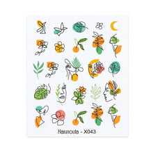 将图片加载到图库查看器,Spring Simple Green Theme Water Decal Sticker Flower Leaf Tree Summer Slider For Manicuring Nail Art Watermarks Art Decoration Manicure Tools Nail Watermark Decals iridescent Decoration Nail Self-Adhesive Decals Nail Stickers Water Transfer Fresh Nail