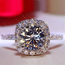 将图片加载到图库查看器,Square Artificial Diamond Ring