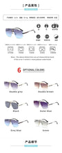 将图片加载到图库查看器,Square Sunglasses for Men Classic Oversized Sun Glasses Men And Women New Fashionable Street Snap Style New Frameless Sunglasses New Popular Square Shape Sunglasses For Men & Women