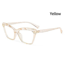 Load image into Gallery viewer, Square Women Reading Glasses Frame Crystal Multi-section Optical Computer Glasses Square Design Reading Glasses For Women Light Blocking Computer Reader Glasses For Men And Women