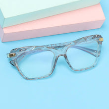 Load image into Gallery viewer, Square Women Reading Glasses Frame Crystal Multi-section Optical Computer Glasses Square Design Reading Glasses For Women Light Blocking Computer Reader Glasses For Men And Women