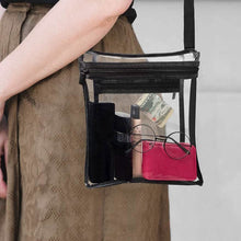 Load image into Gallery viewer, Stadium Approved Clear Crossbody Bag Purse with Adjustable Strap