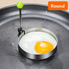 Load image into Gallery viewer, Stainless Steel 5 Style Fried Egg Pancake Shaper Omelet Mold Mould Frying Egg Cooking Tools Kitchen Accessories Gadget Rings Stainless Steel Fried Egg Ring Mold Omelette Pancake Rings Cute Shape Egg Mold Cooking Tools