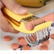 Load image into Gallery viewer, Stainless Steel Banana & Cucumber Slicer
