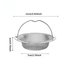Load image into Gallery viewer, Stainless Steel Bathtub Hair Catcher