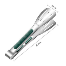 Load image into Gallery viewer, Stainless Steel Frying Shovel Clip Multifunctional Steak BBQ Tongs Pancake Fried Pizza Steak Fish Spatula Bread Kitchen Tool Stainless Steel Cooking Tongs Multifunctional Kitchen Tongs for Making Salads and Flipping Steak Clamps