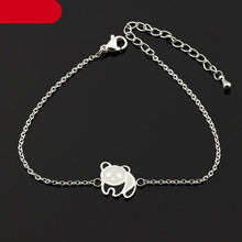 Load image into Gallery viewer, Stainless Steel Gold Cute Panda Cuff Bracelet Women Fashion Jewelry Animal Charm Panda Bracelet For Women Sterling Silver Panda Bracelets Cute Animal Jewelry Gifts For Women Girls
