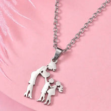 Load image into Gallery viewer, Stainless Steel Heartfelt Mother-Daughter-Son Necklace