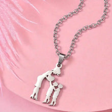 Load image into Gallery viewer, Stainless Steel Heartfelt Mother-Daughter-Son Necklace