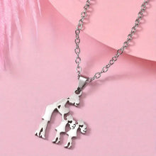 Load image into Gallery viewer, Stainless Steel Heartfelt Mother-Daughter-Son Necklace