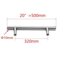将图片加载到图库查看器,Stainless Steel Kitchen Door Cabinet T Bar Handle Pull Knob cabinet Knobs Furniture Handle Cupboard Drawer Handle Stainless Steel Hollow Bar Drawer Pulls Cupboard Knob for Kitchen Furniture Hardware