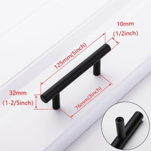 将图片加载到图库查看器,Stainless Steel Kitchen Door Cabinet T Bar Handle Pull Knob cabinet Knobs Furniture Handle Cupboard Drawer Handle Stainless Steel Hollow Bar Drawer Pulls Cupboard Knob for Kitchen Furniture Hardware