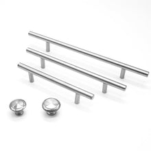 将图片加载到图库查看器,Stainless Steel Kitchen Door Cabinet T Bar Handle Pull Knob cabinet Knobs Furniture Handle Cupboard Drawer Handle Stainless Steel Hollow Bar Drawer Pulls Cupboard Knob for Kitchen Furniture Hardware