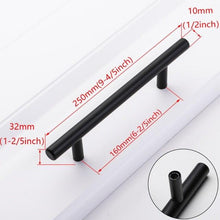 将图片加载到图库查看器,Stainless Steel Kitchen Door Cabinet T Bar Handle Pull Knob cabinet Knobs Furniture Handle Cupboard Drawer Handle Stainless Steel Hollow Bar Drawer Pulls Cupboard Knob for Kitchen Furniture Hardware
