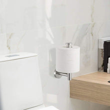 Load image into Gallery viewer, Stainless Steel Nail-free Wall Mounted Toilet Paper Holder Kitchen Tissue Paper Holder Toilet Roll Dispenser For Bathroom Toilet Paper Holder Toilet Paper roll Holder Self Adhesive+Super Glue Stainless Steel No Drilling For Bathroom Bedroom Kitchen