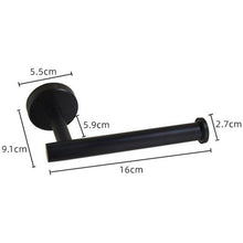 Load image into Gallery viewer, Stainless Steel Nail-free Wall Mounted Toilet Paper Holder Kitchen Tissue Paper Holder Toilet Roll Dispenser For Bathroom Toilet Paper Holder Toilet Paper roll Holder Self Adhesive+Super Glue Stainless Steel No Drilling For Bathroom Bedroom Kitchen