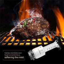 Load image into Gallery viewer, Stainless Steel Seasoning and Marinade Injector Needle Meat Tenderizer