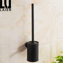 Load image into Gallery viewer, Stainless Steel Toilet Brush Holder Bathroom Cleaning Tool Holder With Toilet Brush Toilet Brush With Holder Bathroom Toilet Bowl Brush Set Non-Slip Handle Wall Mounted Floor Standing